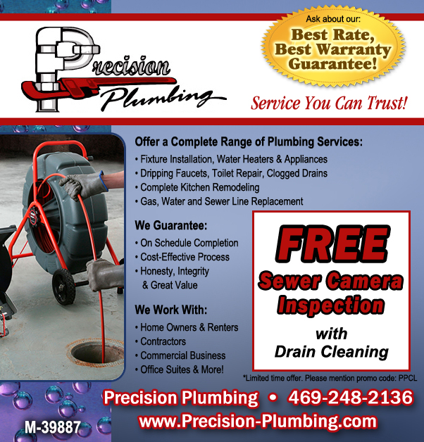 FREE Sewer Camera Inspection with Drain Cleaning 